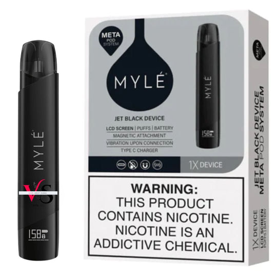 Jet Black Myle V5 Kit | Myle Meta Device