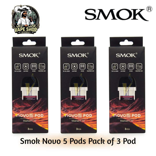 Smok Novo 5 Pod Pack of 3 in Dubai, UAE