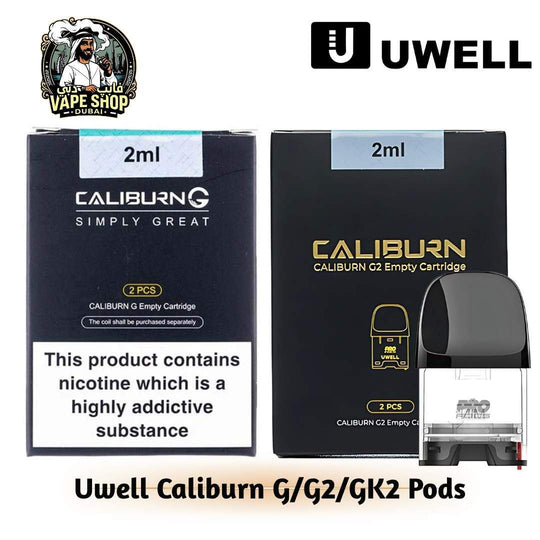 Uwell Caliburn G Pods and Caliburn G2/GK2 Pods