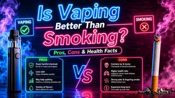 Is Vaping Better Than Smoking? Pros, Cons &amp; Health Facts