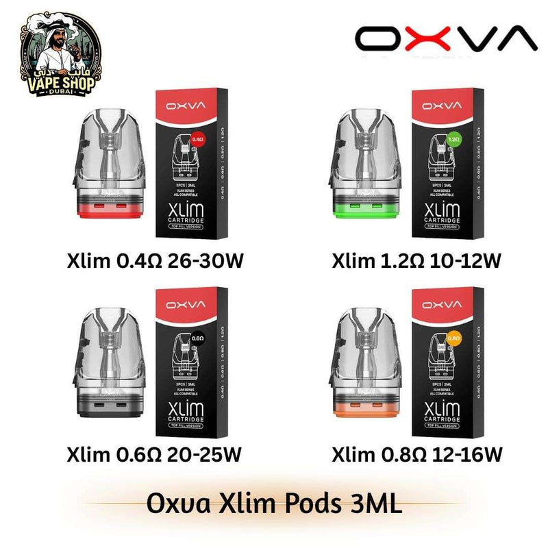 Oxva Xlim Top Fill Cartridge 3ml 3pcs in UAE
