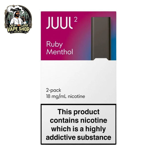 Ruby Menthol Juul 2 Pods 18MG | Made in UK