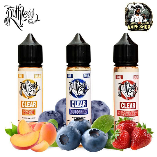 Ruthless Clear 60mL Freebase E-juice 3mg in UAE