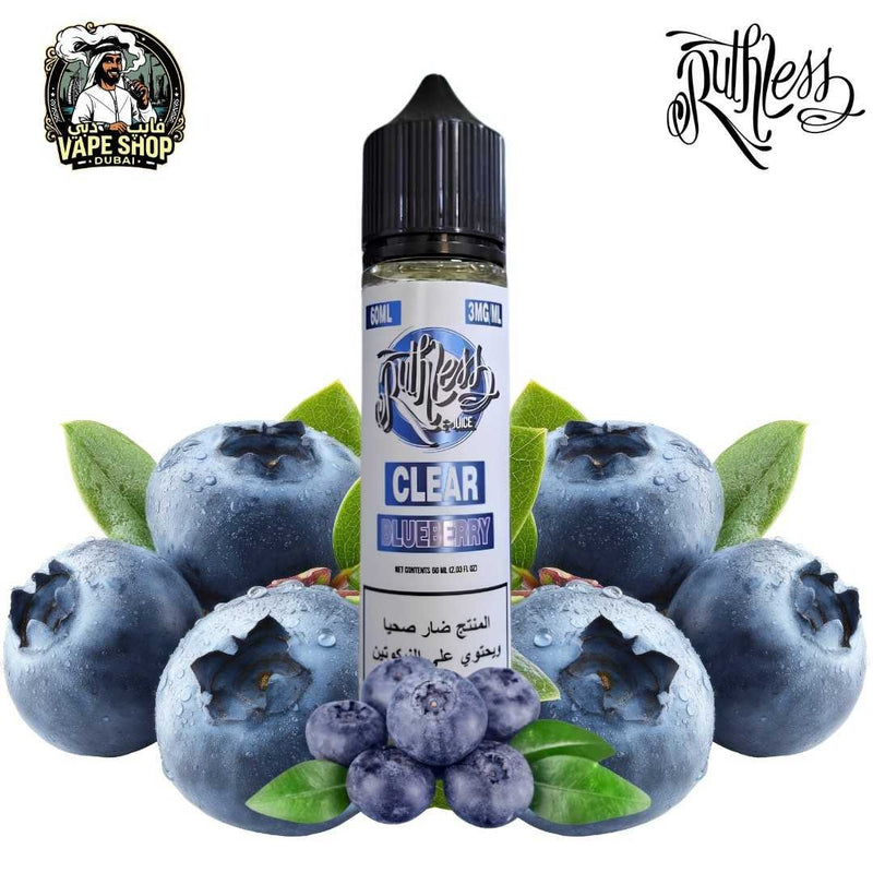 Ruthless Clear 60mL Freebase E-juice 3mg in UAE