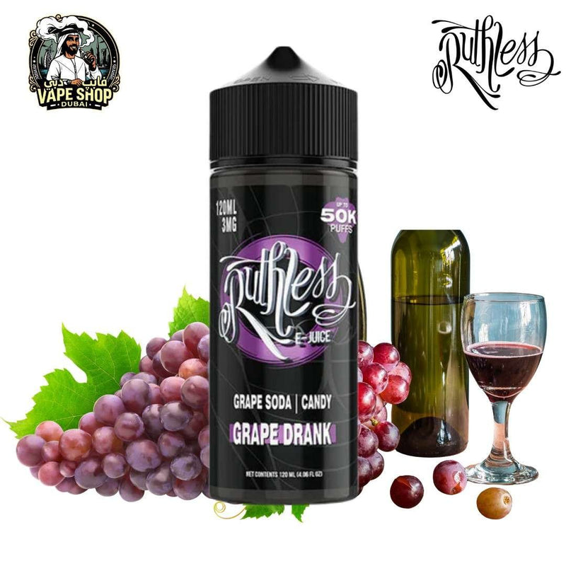 Ruthless Vape Juice 120mL Freebase 3Mg in UAE