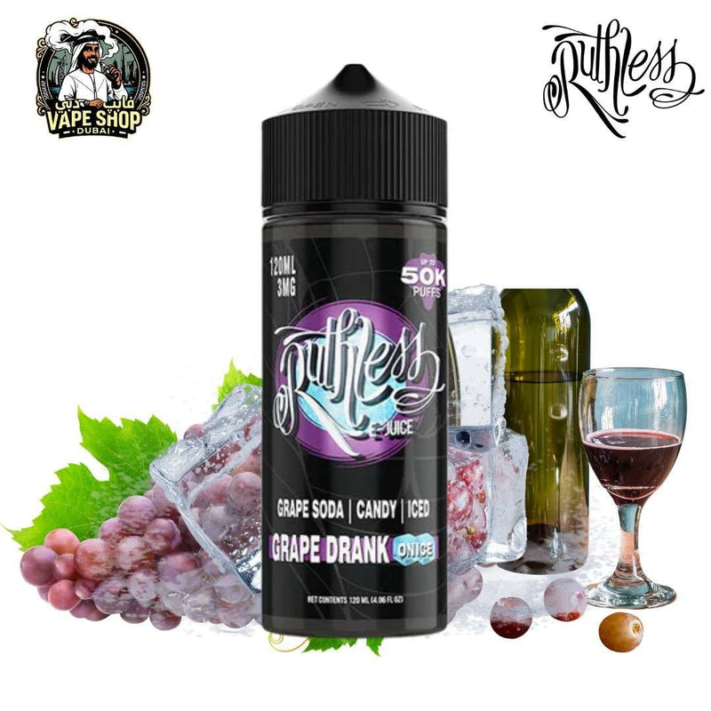 Ruthless Vape Juice 120mL Freebase 3Mg in UAE