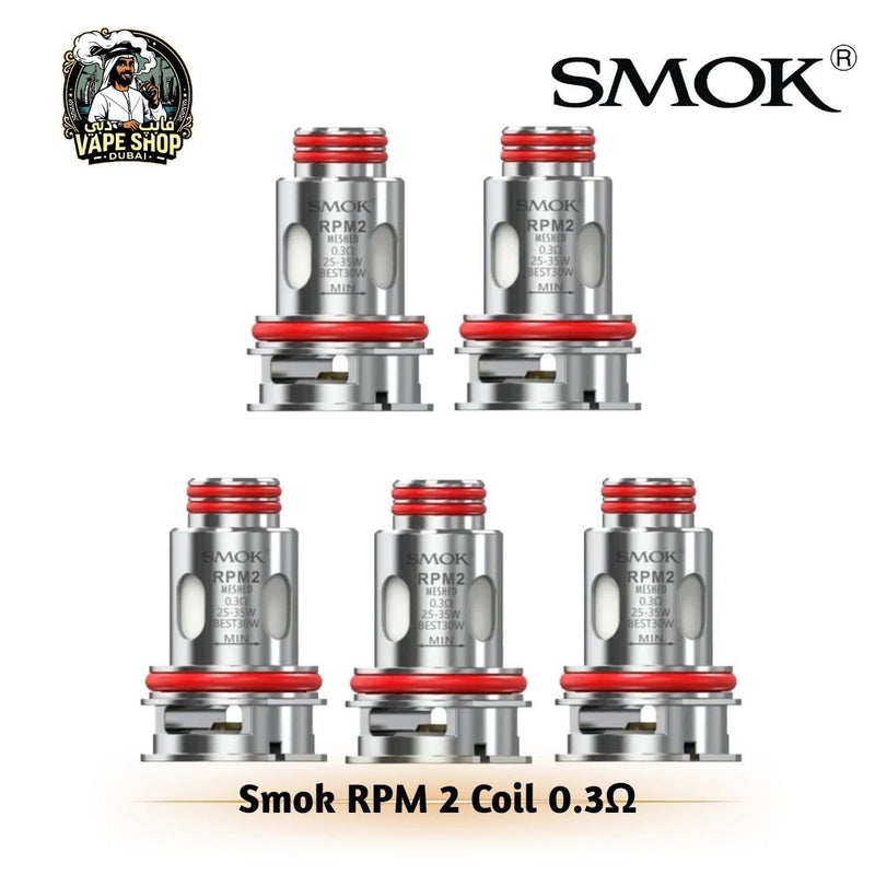 Smok RPM 2 Coil Series Pack of 5 in Dubai, UAE