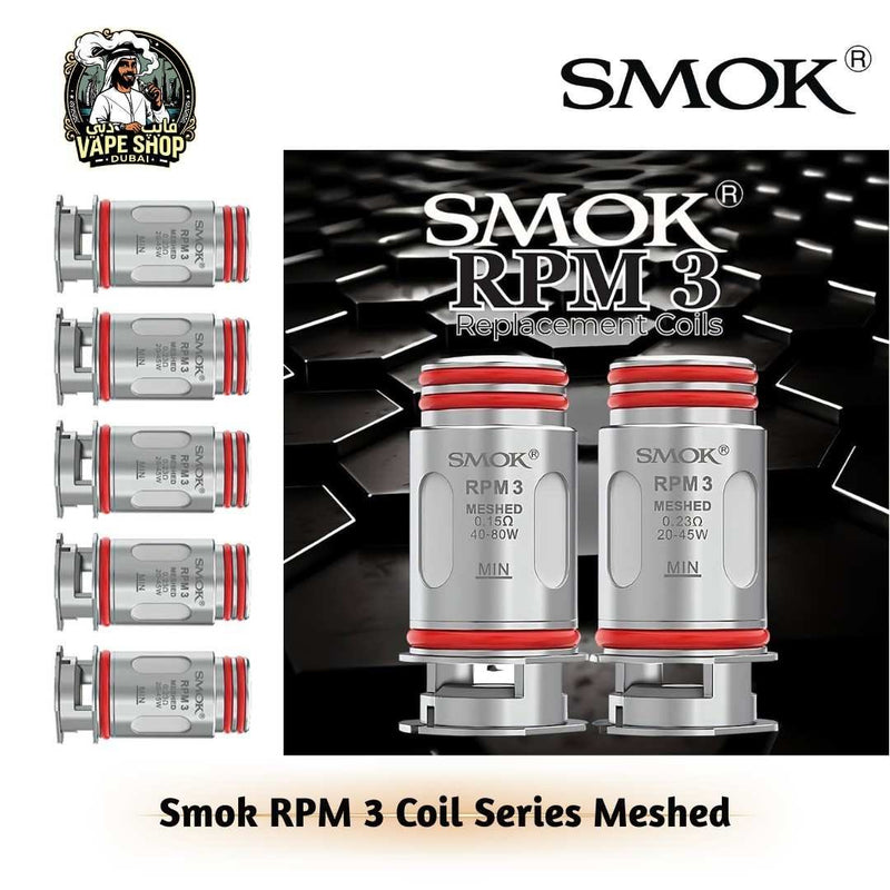 Smok RPM 3 Coil Series Pack of 5 in Dubai, UAE