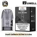 Uwell Caliburn A3 Pods Cartridges 2ml in UAE