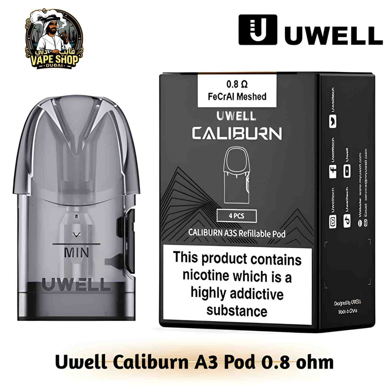 Uwell Caliburn A3 Pods Cartridges 2ml in UAE