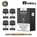 Uwell Caliburn G3 Pods Cartridges in UAE 4Pc/Pack