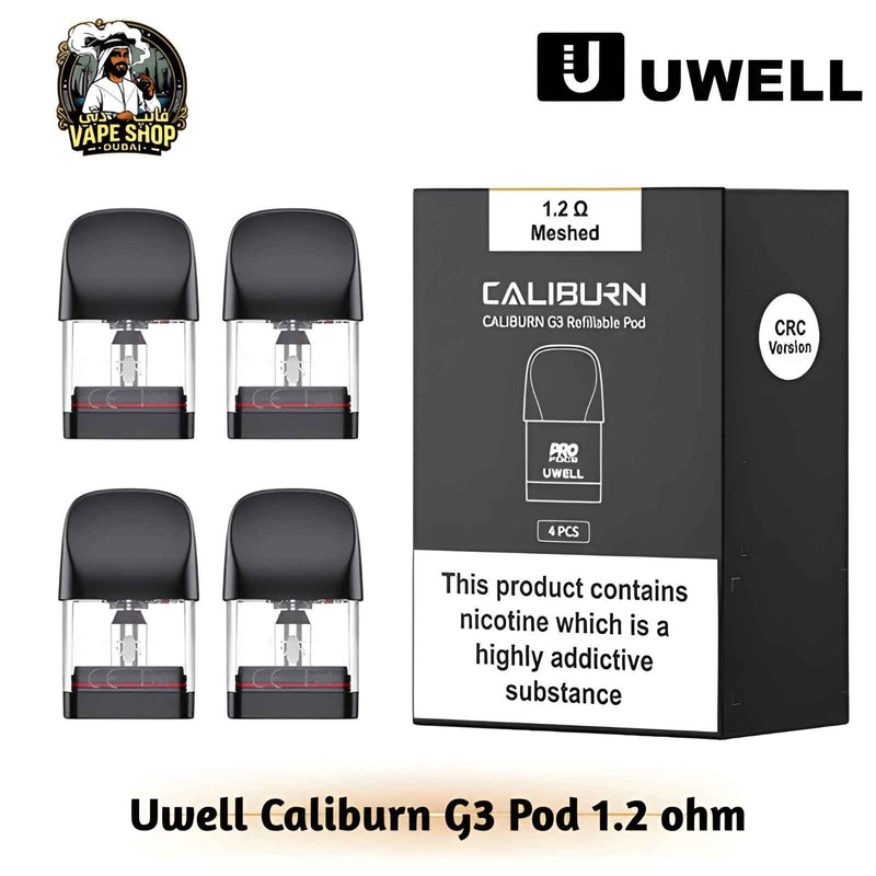 Uwell Caliburn G3 Pods Cartridges in UAE 4Pc/Pack