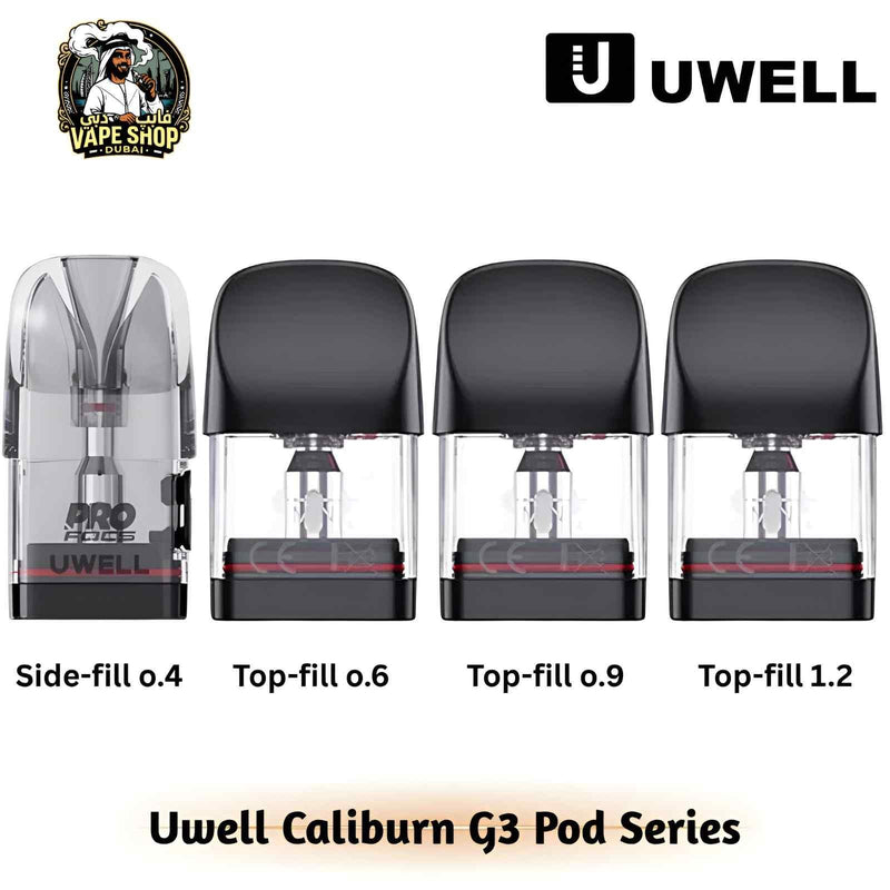 Uwell Caliburn G3 Pods Cartridges in UAE 4Pc/Pack