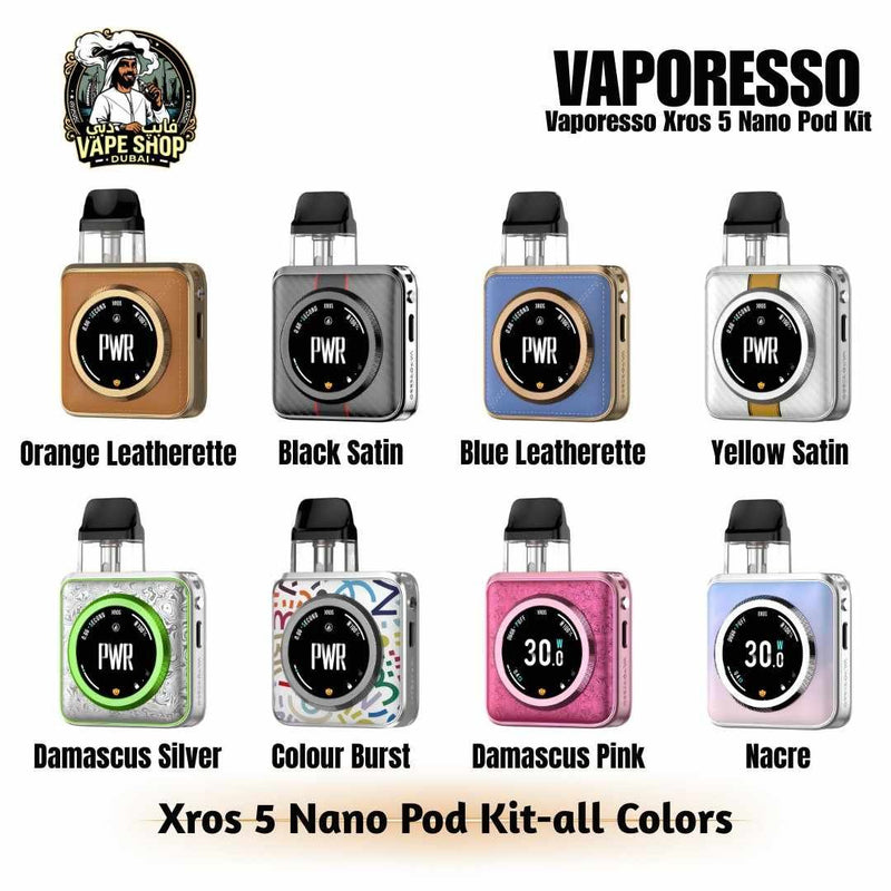 Vaporesso Xros 5 Nano Pod Kit 30W 1600 mAh in UAE
