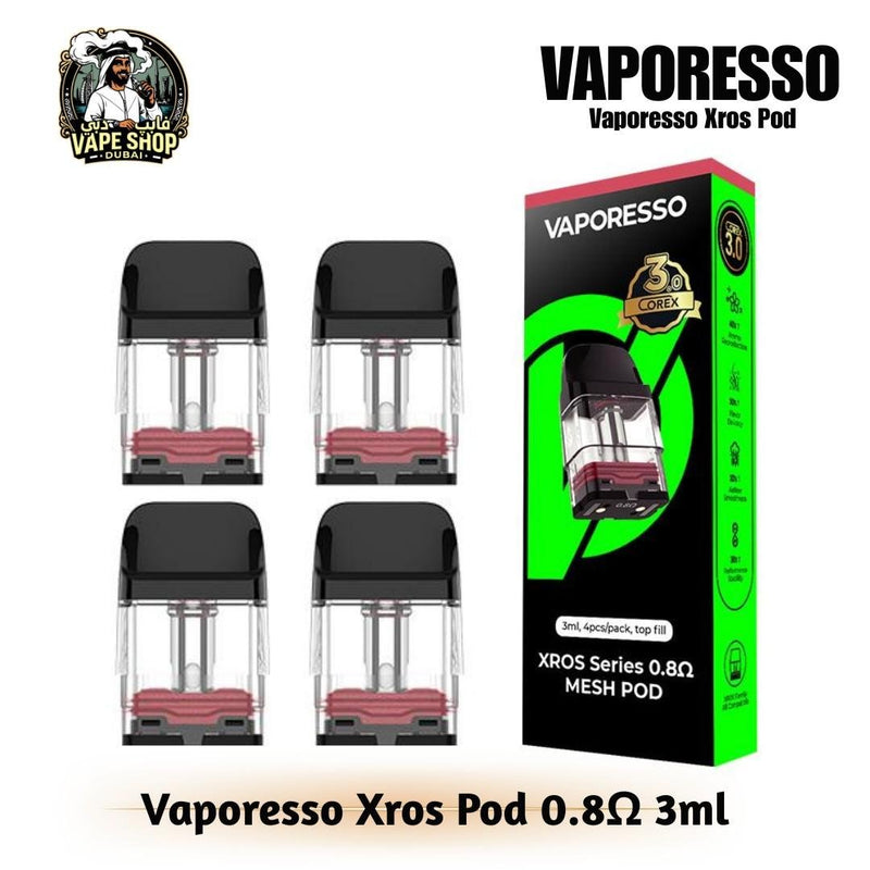 Vaporesso Xros Pod Series 3ml & 2ml Corex 3.0 in UAE
