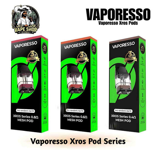 Vaporesso Xros Pod Series 3ml & 2ml Corex 3.0 in UAE