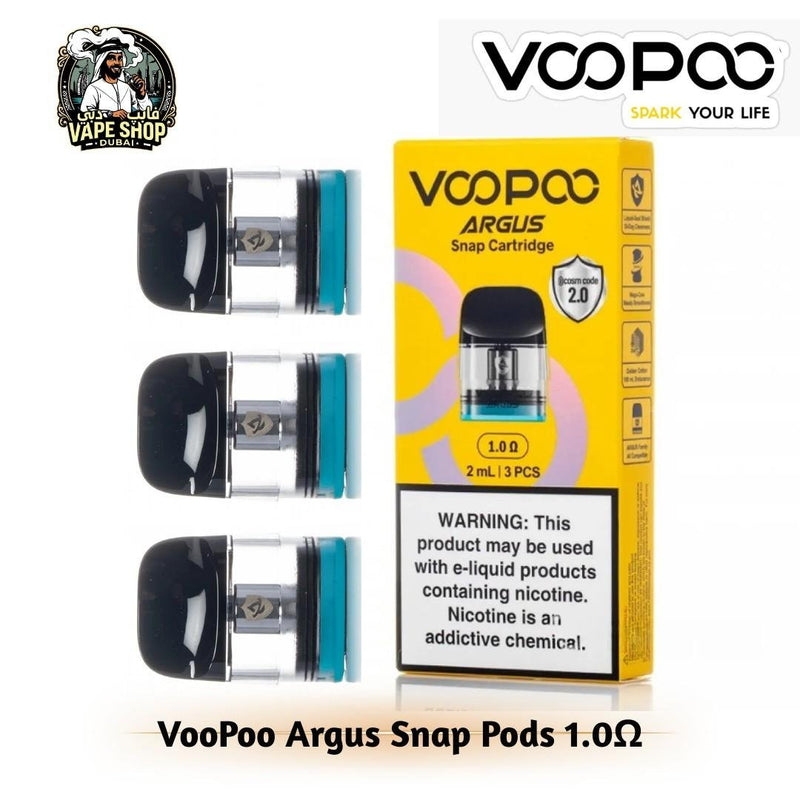 VooPoo Argus Snap Pods 2ml 3pc/Pack in UAE