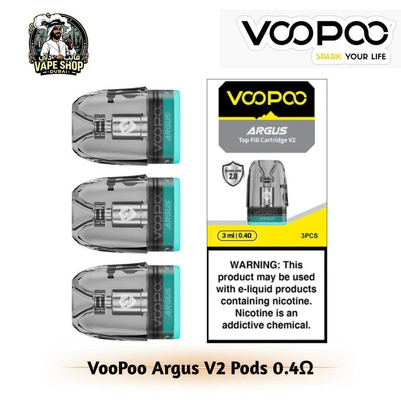 VooPoo Argus V2 Pods 3ml/2ml Cartridge in UAE