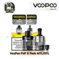 VooPoo PnP X Empty Pods MTL & DTL in UAE