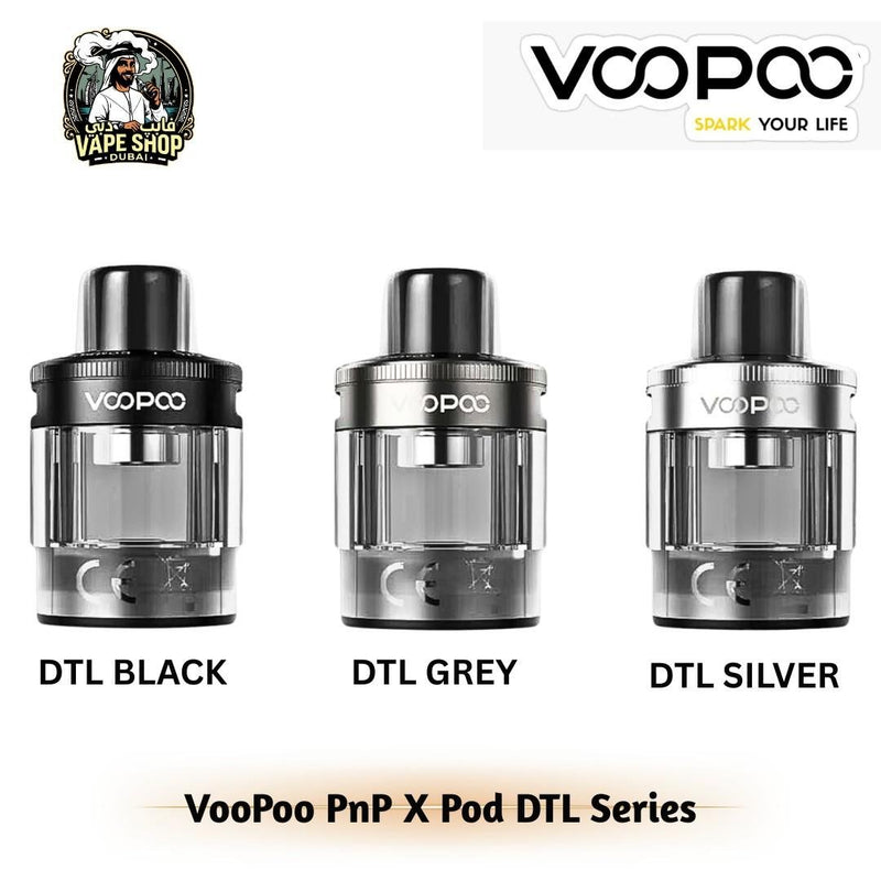 VooPoo PnP X Empty Pods MTL & DTL in UAE
